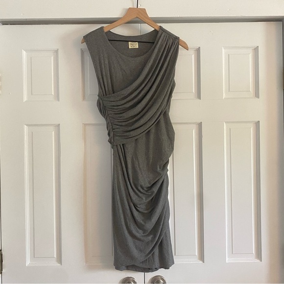 Torn by Ronny Kobo Gray Midi Dress - Picture 1 of 5